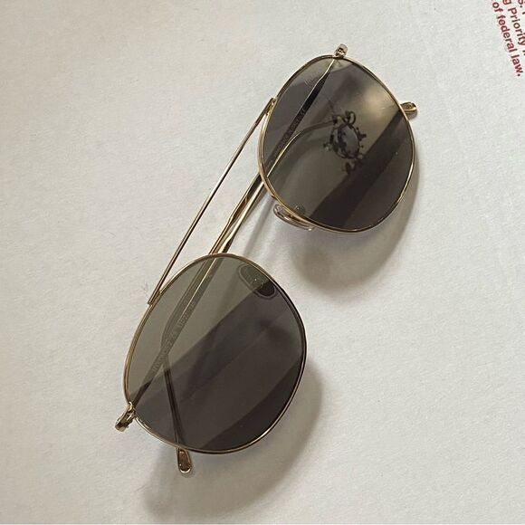 Illesteva sunglasses Mykonos II in Gold & Silver aviators Revolve - Picture 12 of 12